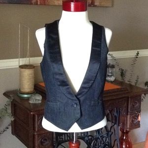 Express Tuxedo Collar Vest
